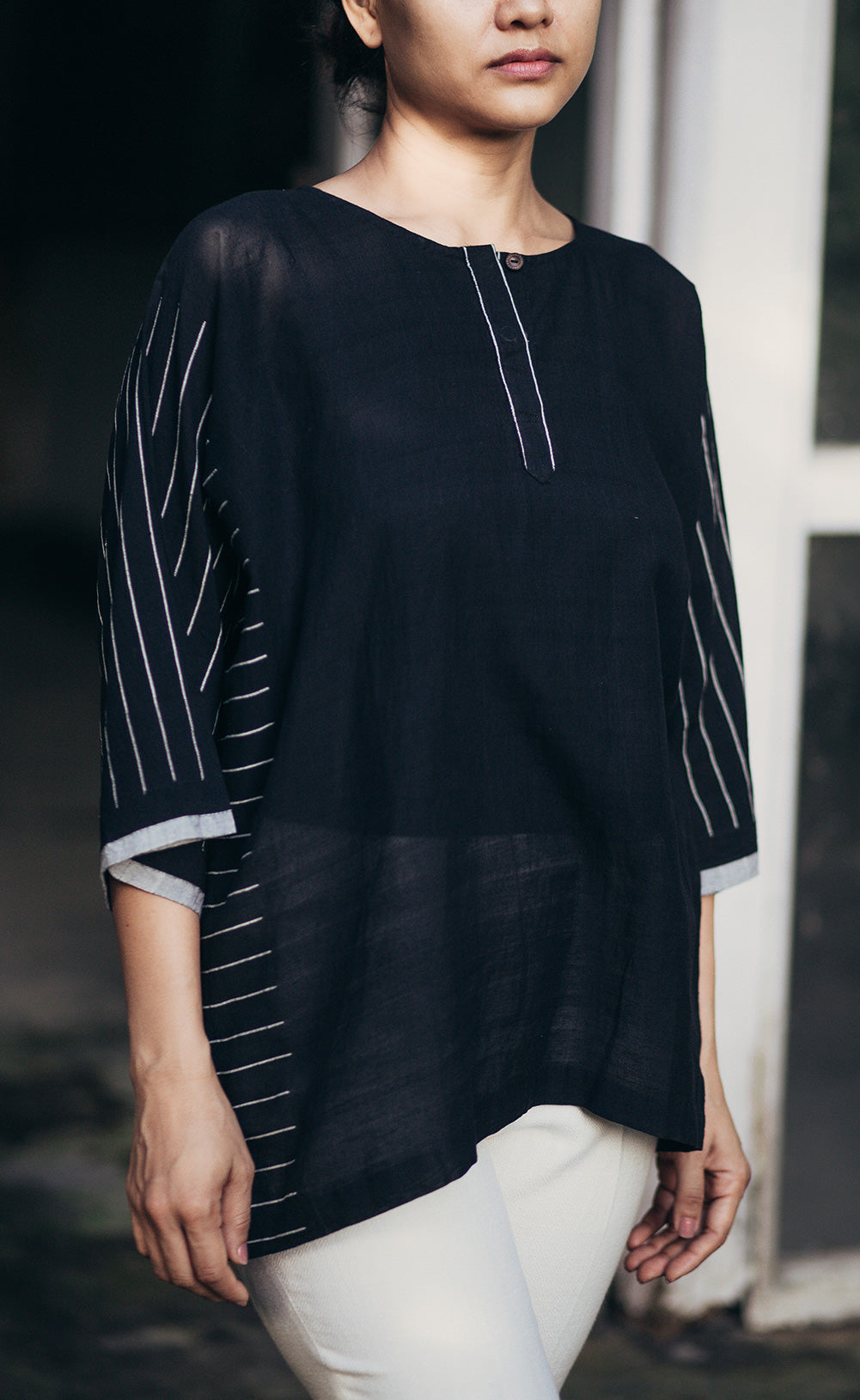 Chalkboard Kimono Top