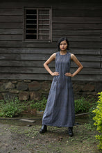 Load image into Gallery viewer, Handwoven Pleated maxi dress, designed by Khumanthem Atelier