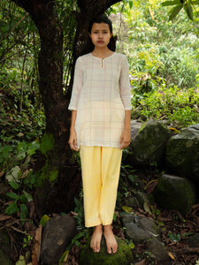 Handwoven Side Gusset Cotton Blouse, designed by Khumanthem Atelier