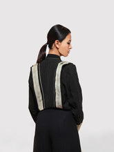 Load image into Gallery viewer, Back view of Handwoven Short kimono jacket designed by Khumanthem Atelier
