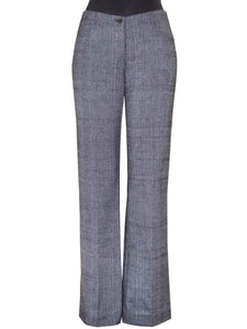 Front view of the Relax Fit Handwoven Trouser made from 100% cotton designed by Khumanthem Atelier