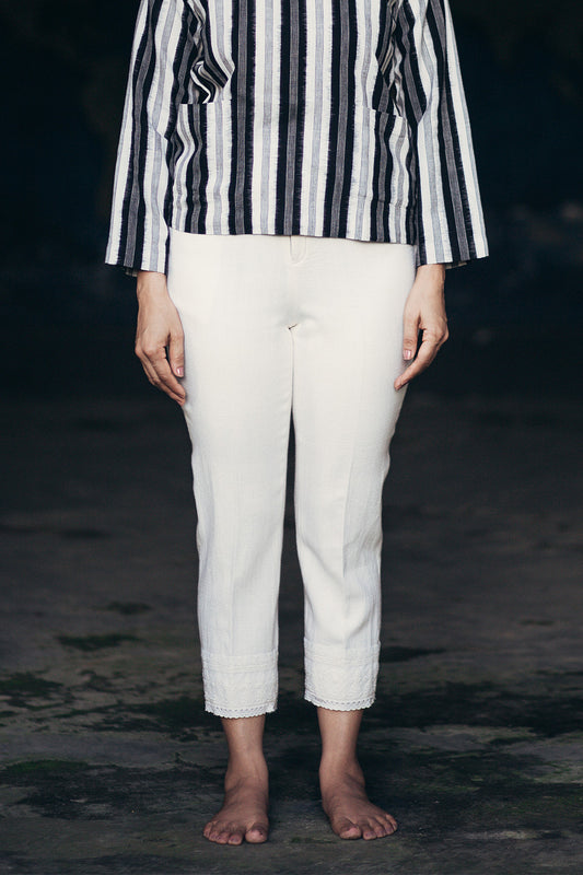 Lace & Cream pants
